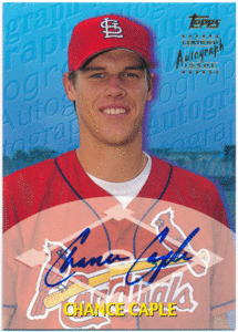 ☆ Chance Caple MLB 2000 Topps Signature Auto 直筆サイン オート 