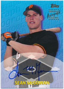 ☆ Sean McGowan MLB 2000 Topps Signature Auto 直筆サイン オート ショーン