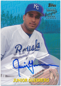 ☆ Junior Guerrero MLB 2000 Topps Signature Auto 直筆サイン オート ジュニア・ゲレーロ