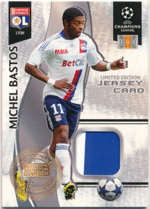 Michel Bastos 2010-11 Panini UEFA Champions League Limited Edition Jersey Card 2色 ジャージカード ミシェル・バストス