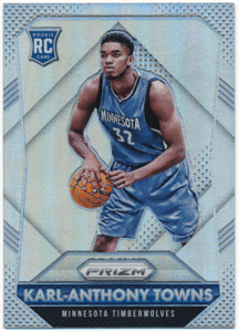 Karl-Anthony Towns NBA 2015-16 Panini Prizm RC Rookie Silver Prizm ルーキーシルバープリズム カール＝アンソニー・タウンズ