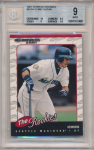 イチロー 2001 Donruss RC The Rookies BGS 9 ルーキーカード Ichiro