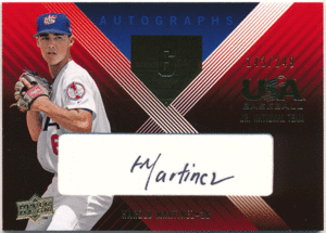 ☆ Harold Martinez MLB 2008 Upper Deck UD USA Baseball National Team Box Set Auto 249枚限定 直筆サイン オート ハロルド・マルティネ