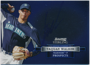 Taijuan Walker MLB 2012 Bowman Sterling Prospects Signature Auto 直筆サイン プロスペクトオート タイフアン・ウォーカー