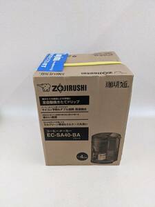 【未使用品】ZOJIRUSHI コーヒーメーカー ブラック EC-SA40-BA