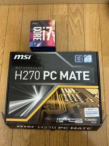 core i7 7700 H270 cpu マザーボード セット