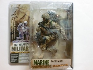 mak fur Len toys military 2 America army sea .. communication . transceiver 6in Military 2nd Tour Of Duty Marine Radioman McFarlane Toys