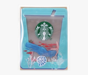 ★☆スターバックス ジッパーバッグオーシャンアイコンズ Summer seasonプロモ2019サマーシーズンSTARBUCKSスタバ送料92円可