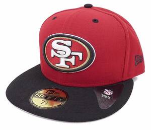 New Era ニューエラ NFL San Francisco 49ers サンフランシスコ 49ers ベースボールキャップ (7 1/2 59.6cm) [並行輸入品]