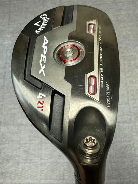 キャロウエイ 2021 APEX ユーティリティ Fujikura for Callaway MC 80 U4 21度 S