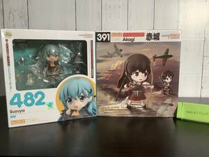 ねんどろいど艦隊これくしょん艦これ鈴谷#482赤城#391グッドスマイルカンパニーフィギュア2点セット