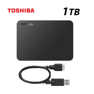 ** бесплатная доставка ** прекрасный товар TOSHIBA 1TB портативный установленный снаружи HDD [ телевизор видеозапись /PC соответствует USB3.2(Gen1)/3.1/3.0 соответствует ] Toshiba Canvio compact 