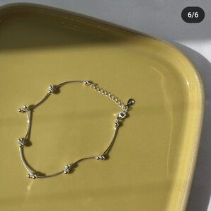 ［aura］silver925 wave dot bracelet ブレスレット