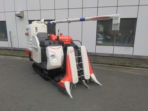 【H-2196】中古品 kubota / クボタ コンバイン ER215 ２条刈 262h グレーンタンク 楽刈 2023年刈刃新品交換【引取限定・静岡県浜松市】