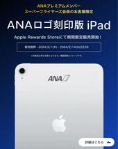 iPad 10.2インチ Wi-Fi 64GB シルバー 2021年 ANA刻印 SFC スーパーフライヤーズクラブ限定モデル_画像9