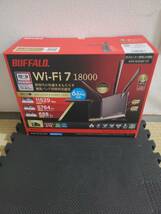 バッファロー　wifi ルーター　WXR18000BE10P グラファイトブラック　極美品_画像1