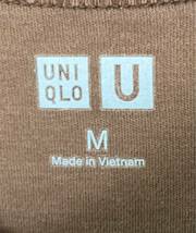 ユニクロ　UNIQLOU　クルーネックTシャツ　半袖　トップス　ブラウン　M_画像3