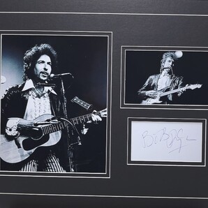 ★ ボブ・ディラン 直筆サイン 写真入り台紙付き COA付属