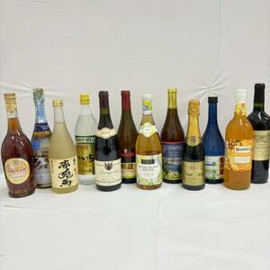 【未開栓】☆ワイン 焼酎 12本まとめ売り☆古酒／果実酒／ボジョレー／いいちこ／スパークリング／ヌーヴォー／赤ワイン／CE0