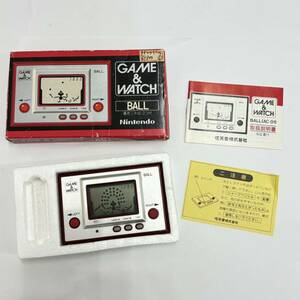 [ recommended ]* nintendo GAME & WATCH BALL AC-01* game and watch | ball |Nintendo| operation goods | box attaching | manual attaching | Game & Watch |DA0