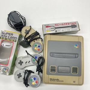 【オススメ】☆任天堂 スーパーファミコン 本体 スーパージョイカード☆SFC コントローラー ACアダプター Nintendo スーファミ 