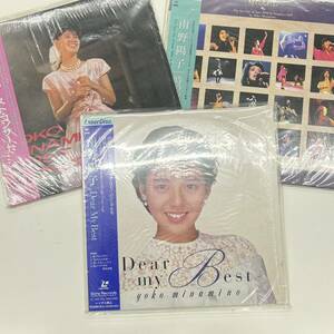 [ collector ]* Minamino Yoko laser disk 3 pieces set * Japanese music pops LD 0