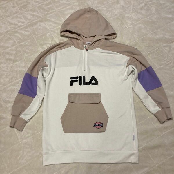 FILA TEGTEG ライトオン　パーカー155サイズ