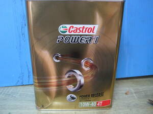 * Castrol engine oil POWER1 4T 10W-40 4L two wheel car 4 cycle engine for synthetic blend oil MA Castrol