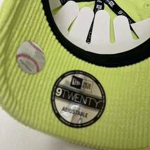 NEW ERA ニューエラ　Yankees ヤンキース　men's メンズ　キャップ　帽子　コーデュロイ　アジャスター　スナップバック　CAP ストリート_画像6