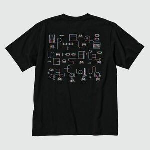 UNIQLO ユニクロ　men's メンズ　トップス　プレイステーション | UT グラフィックTシャツ（半袖・レギュラーフィット） size:S ブラック