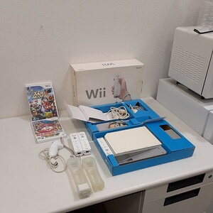 Nintendo nintendo Nintendo Wii we body complete set RVL-001 game soft 2 points electrification has confirmed 