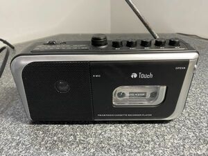ラジカセ Touch EC-RC101 ポータブルラジオ ポータブルカセットプレイヤー 単１乾電池3本使用プレーヤー 音楽 サウンド オーディオ