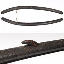 【TAKIYA】7217 『木彫アイヌ小刀模型』 拵 合口 短刀 マキリ 刀装具 ainu folk crafts 古美術 時代_画像1
