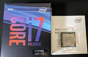 【動作確認済】CPU i7-9700K intel