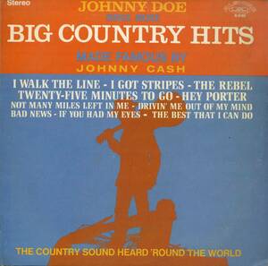 A00581154/LP/ジョニー・ドウ (JOHNNY DOE・スタン・ファーロウ)「Sings More Big Country Hits Made Famous By Johnny Cash (S-5183・カ