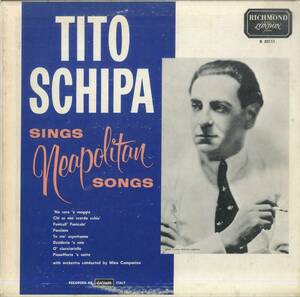 A00500639/LP/ティート・スキーパ「Tito Schipa Sings Neapolitan Songs (B-20111)」