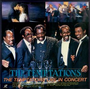 B00177591/LD/ザ・テンプテーションズ「The Temptations Live In Concert (1990年・BML-6・ソウル・SOUL・リズムアンドブルース)」