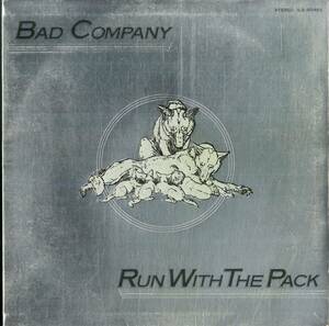 A00563257/LP/バッド・カンパニー(BAD COMPANY)「Run With The Pack / Bad Company III (1976年・ILS-80455・ハードロック)」