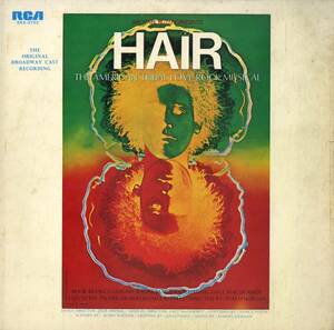 A00571158/LP/ガルト・マクダーモット「ヘアー Hair - The Original Broadway Cast Recording (1969年・SRA-5152・サントラ・サイケデリ