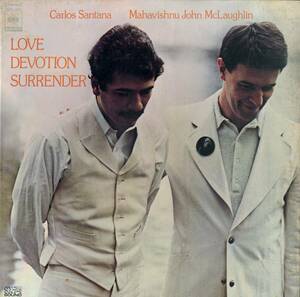 A00572362/LP/Carlos Santana/Mahavishnu John Mclaughlin「Love Devotion Surrender」