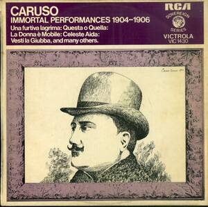 A00545982/LP/エンリコ・カルーソー 「Immortal Performances 1904-1906」
