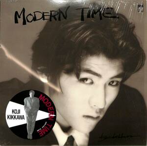 A00571611/LP/吉川晃司(COMPLEX)「Modern Time (1986年・SM28-5424・布袋寅泰・松武秀樹参加・シンセポップ・ニューウェイヴ)」