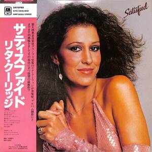 A00569722/LP/リタ・クーリッジ (RITA COOLIDGE)「Satisfied (1979年・AMP-6056・カントリーロック・ヴォーカル)」