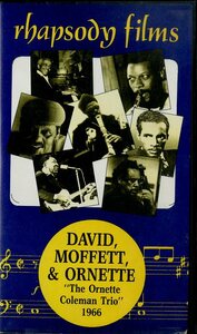 H00009010/VHSビデオ/Ornette Coleman & 「David Moffett&Ornette」