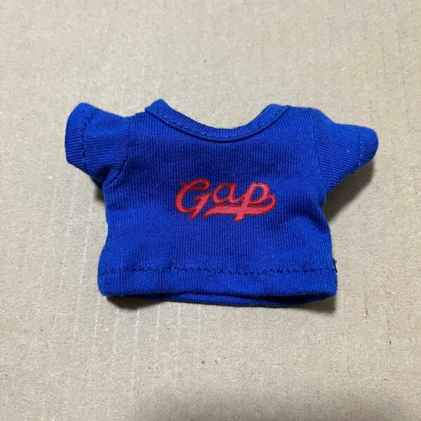 GAP ガチャ Tシャツ ブルー ぬいぐるみ ぬい服