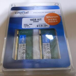 crucial CT2K8G4DFS8266 PC4-21300(DDR4-2666) CL19 8GB2枚 計16GB