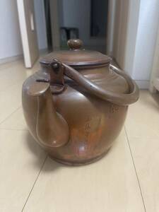 茶器 茶道具 急須 宝瓶 煎茶道具 朱泥 常滑焼 在銘 備前焼 中国 銅瓶　1キロ以上