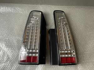 【ほとんど訳無し】ジムニー JB23W JB33W JB43W 縦ファイバー LEDビーム テールランプ左右セット クリアレンズ×クリスタル