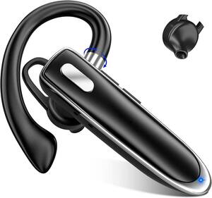【2023新登場 Bluetooth 5.3】ヘッドセット イヤホン 片耳 ブルートゥース 耳掛け式 片耳 最大16時間連続使用 