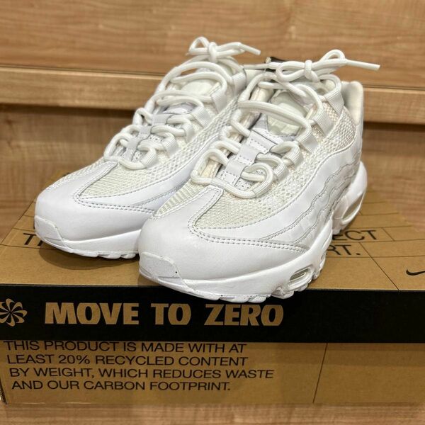 ナイキ NIKE AIRMAX95 エアマックス95 24cm ホワイト　 スニーカー シューズ